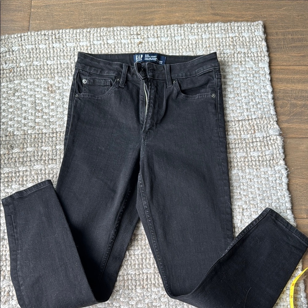 GAP Black Skinny Jeans Stretchy High-Rise